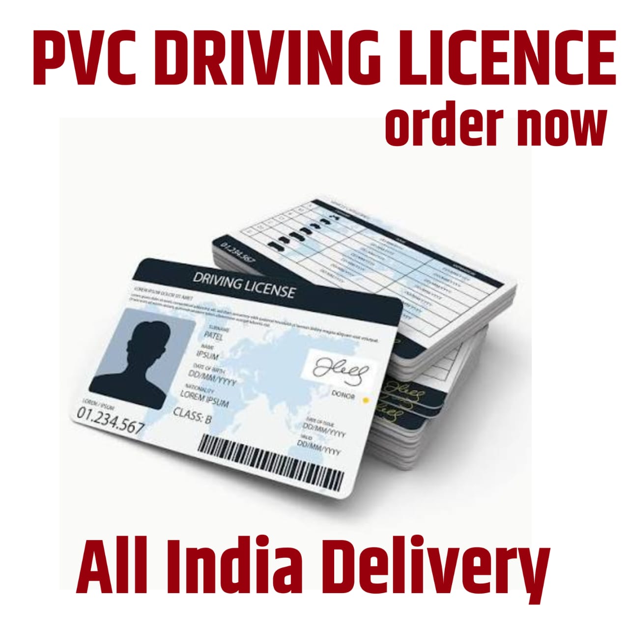 Driving License PVC